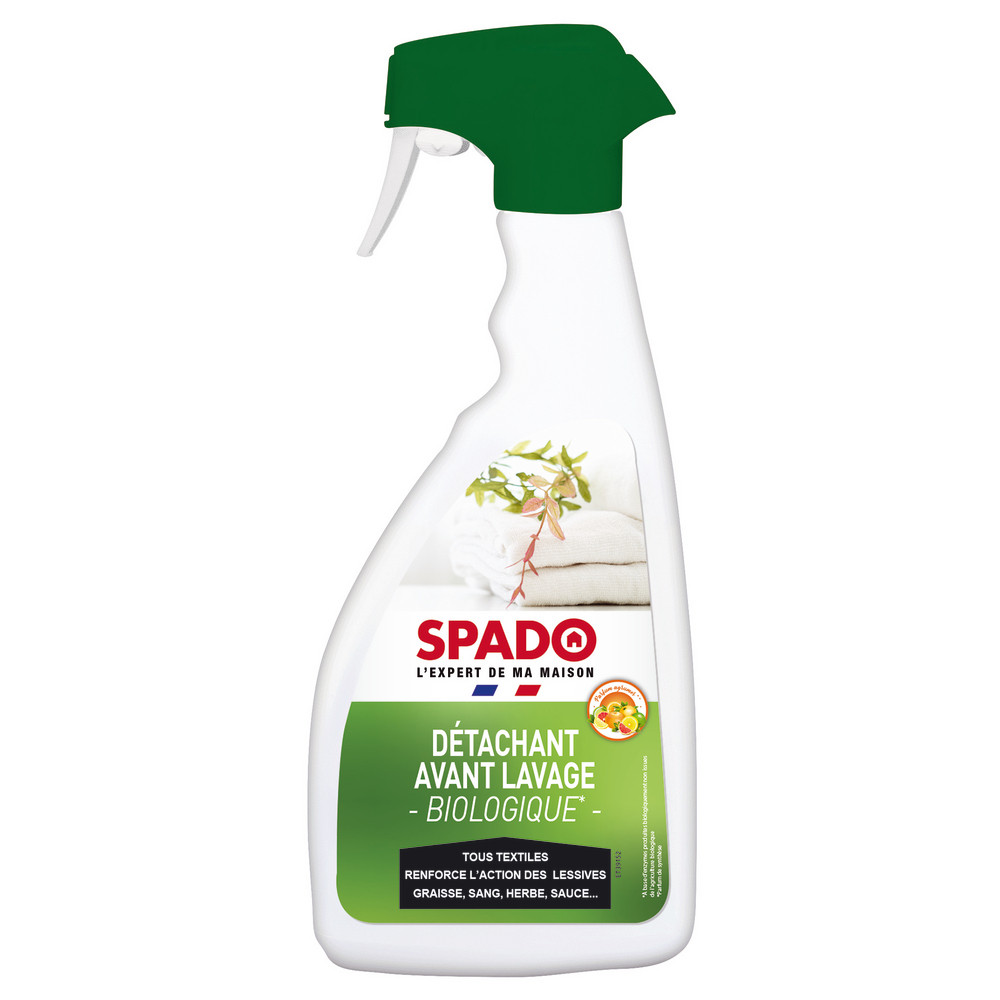 Détachant avant lavage biologique surpuissant Spado 500 ml