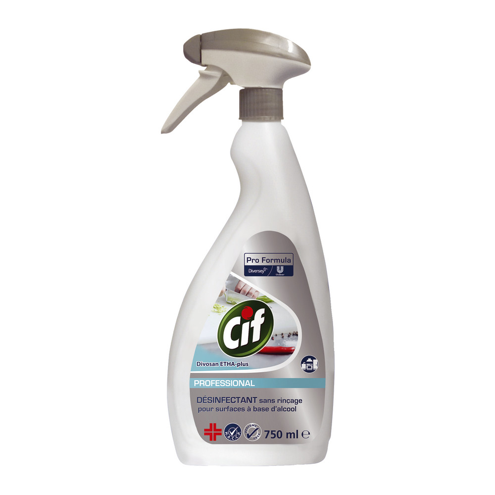 Désinfectant surfaces sans rinçage HACCP Cif Pro Formula 750 ml