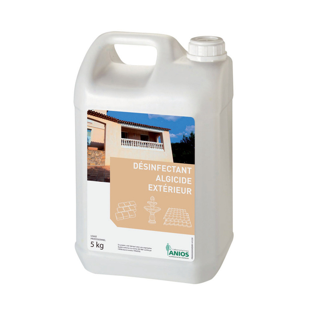 Désinfectant algicide extérieur Anios, bidon de 5 L