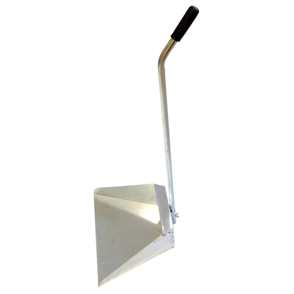 Pelle à déchets en métal galvanisé