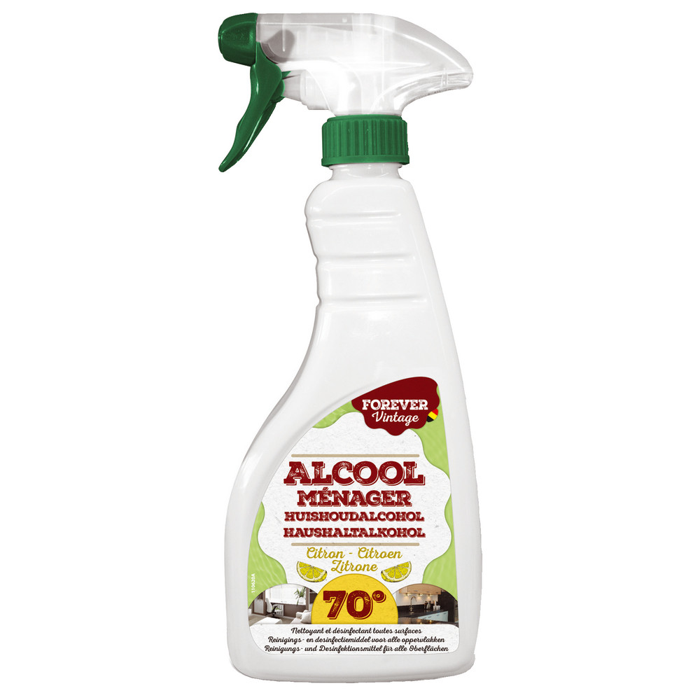 Alcool ménager 70° Forever Vintage citron 500 ml