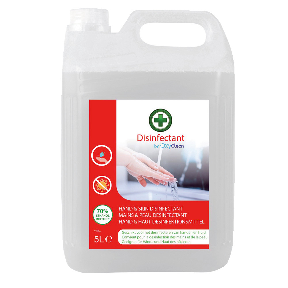 Désinfectant pour la peau et les mains Oxyclean, bidon de 5 L