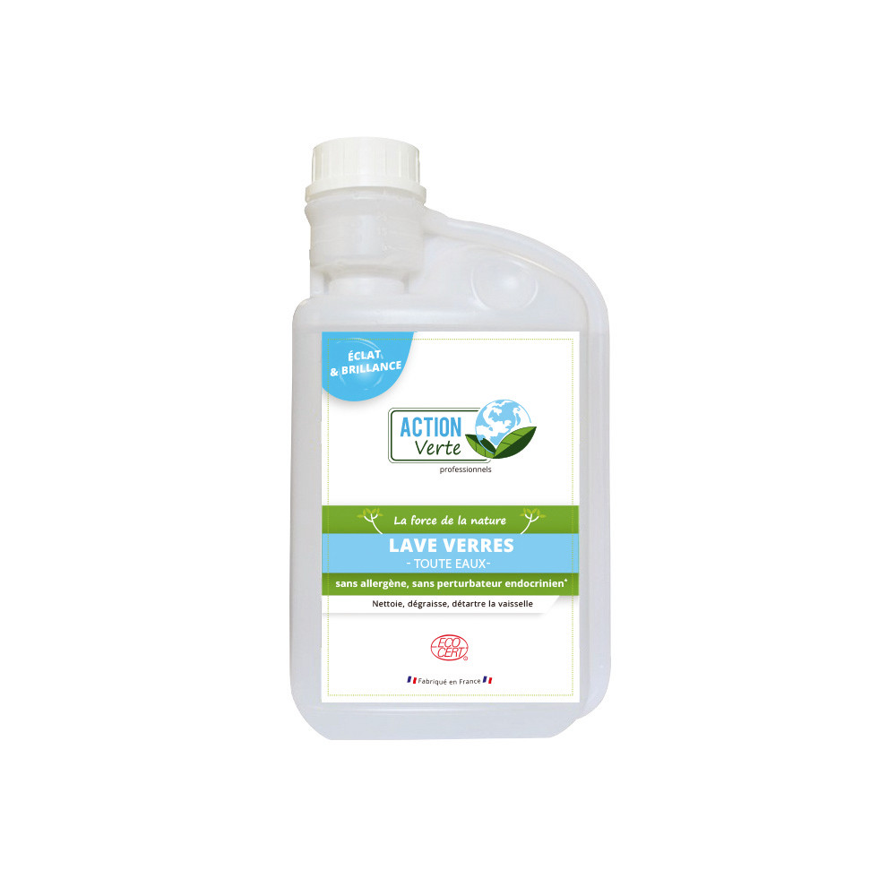 Liquide lave-verre écologique HACCP Action Verte 1 kg