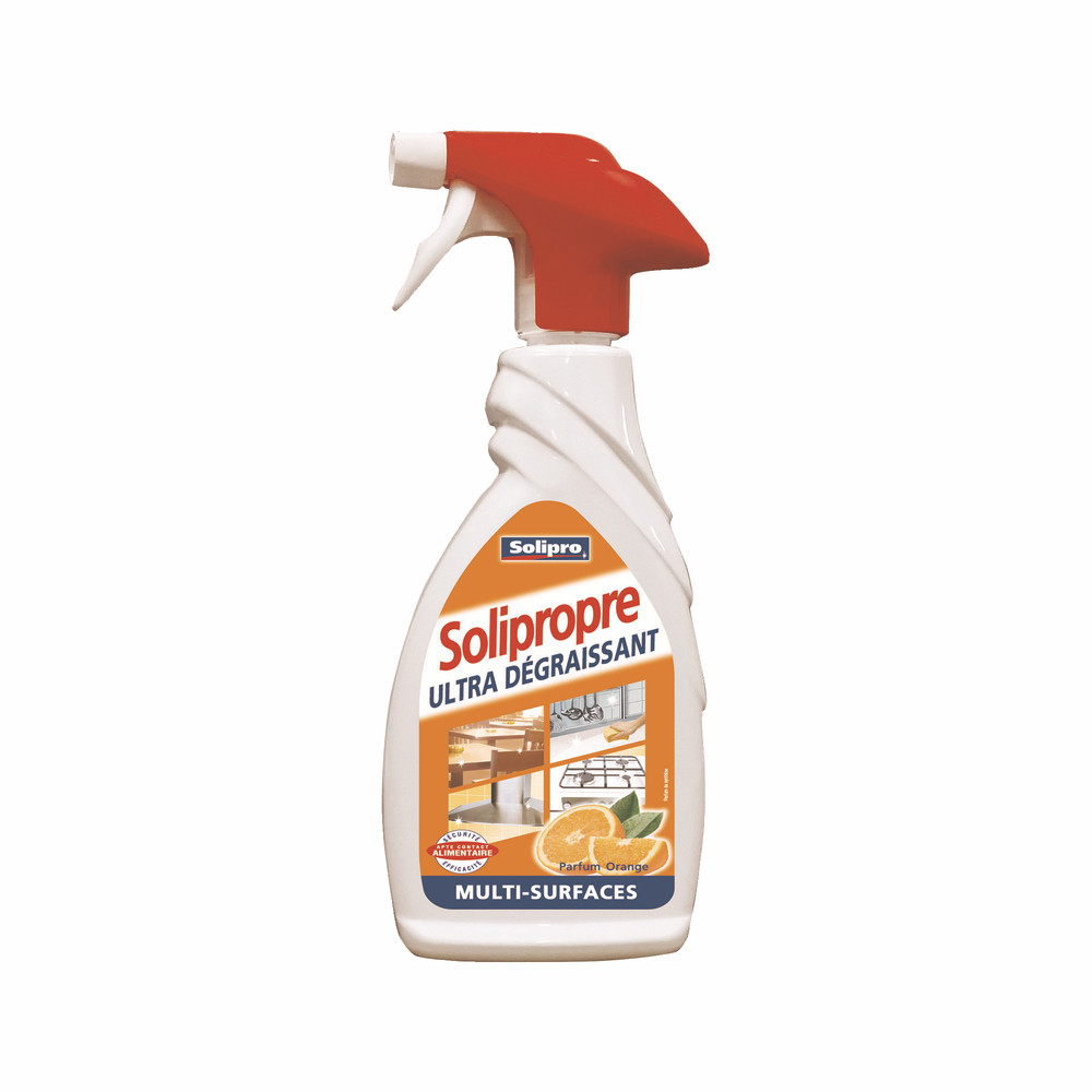 Nettoyant multi-usages dégraissant Solipro Solipropre orange 650 ml