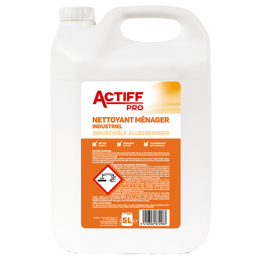 Nettoyant ammoniaqué économique Actiff 5 L