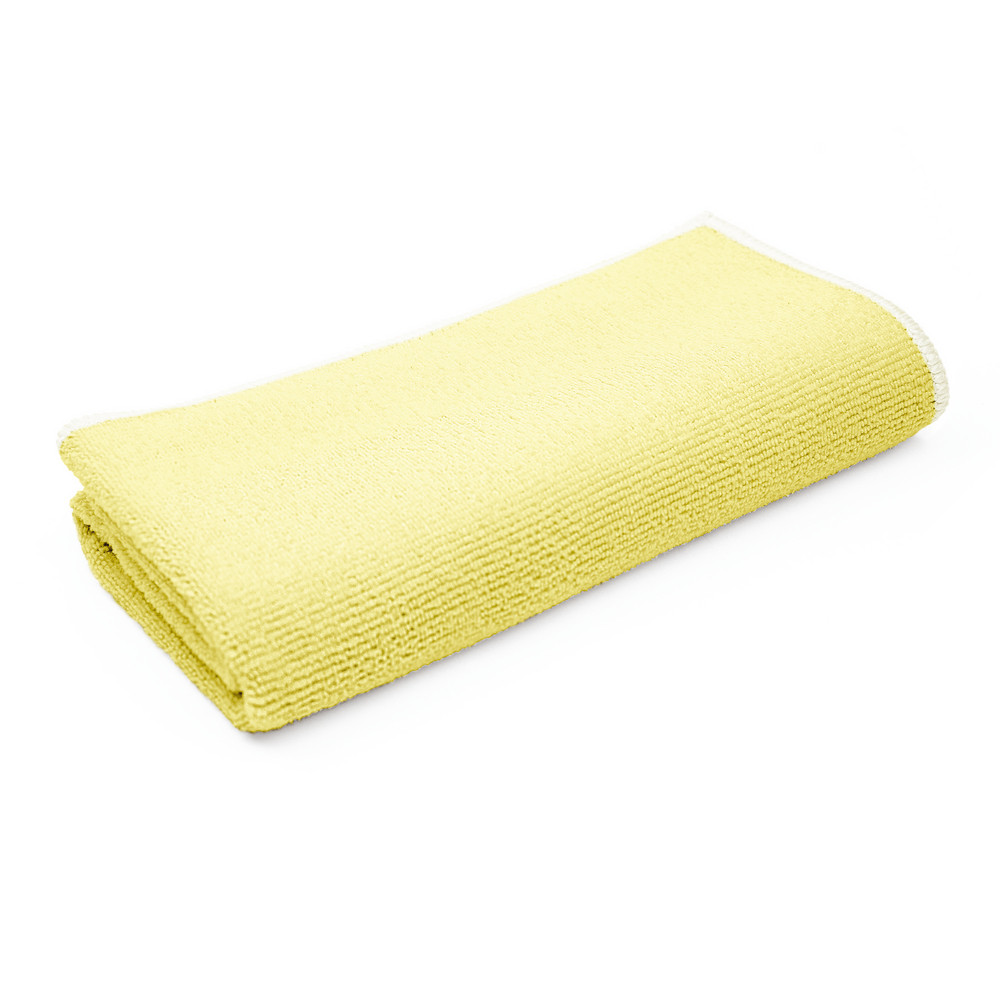 Lavettes microfibres Greenspeed Re-belle 40 x 40 cm jaunes, lot de 5