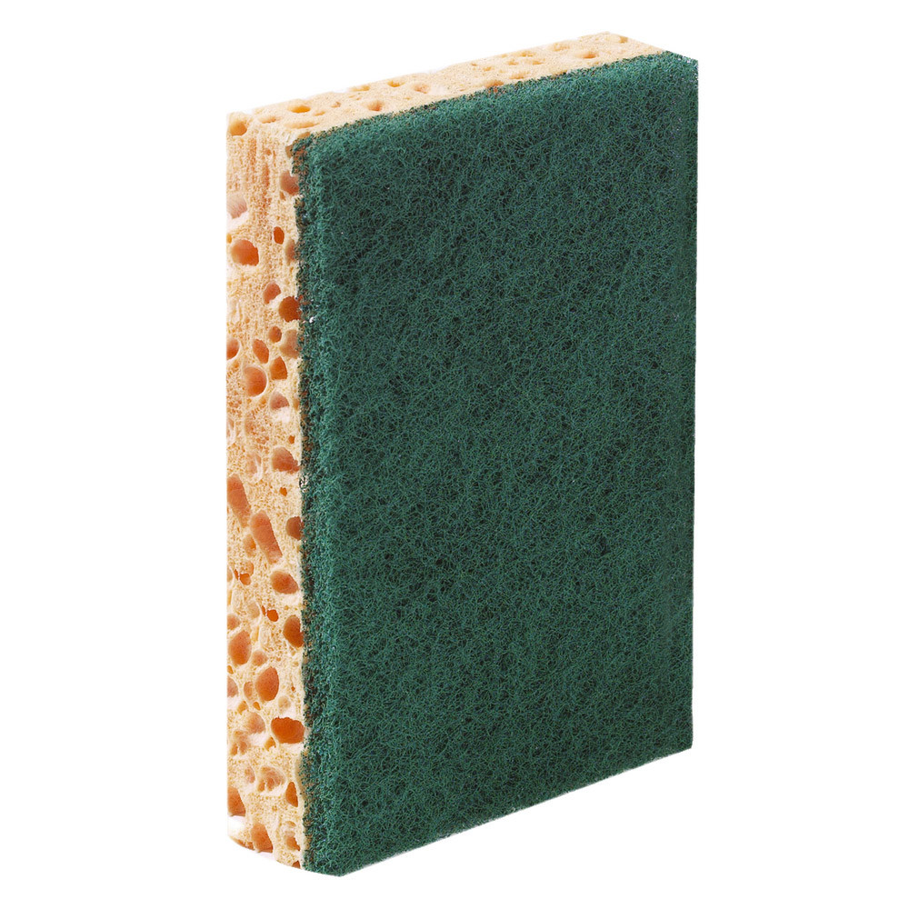 10 tamponges professionnels Bernard verts, 13 x 9 x 2,2 cm