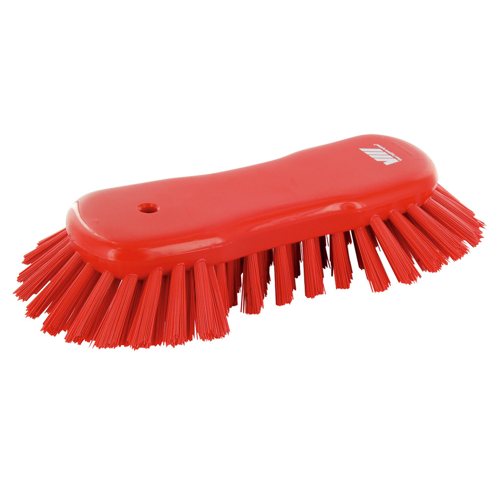 Brosse tonneau Vikan 20 cm rouge