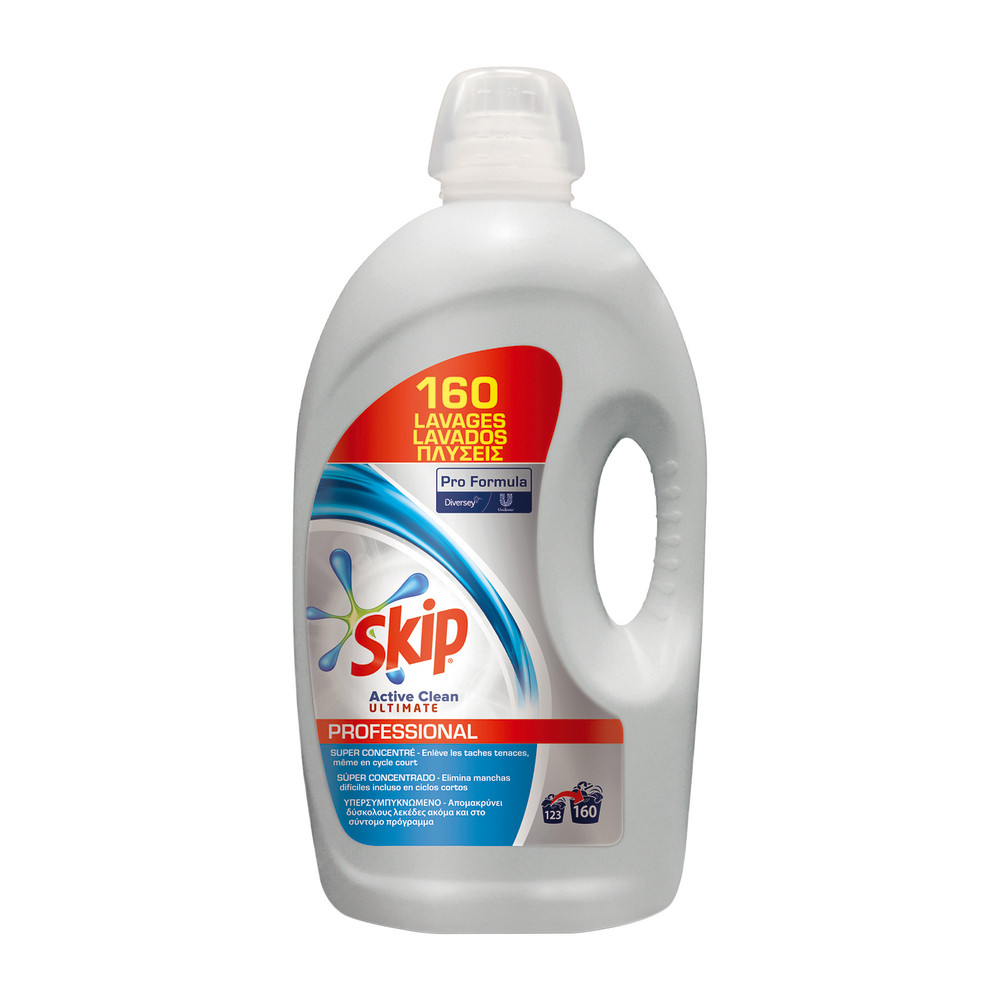 Lessive liquide Skip Professional Ultimate Active Clean 160 lavages