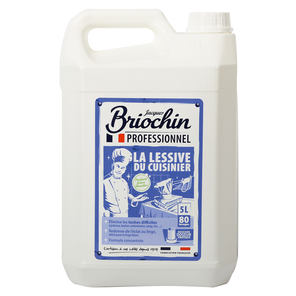 Lessive liquide écologique Briochin spécial cuisiniers 80 lavages