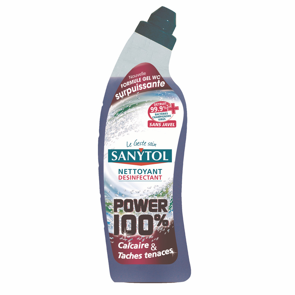 Nettoyant WC détartrant désinfectant Sanytol 750 ml