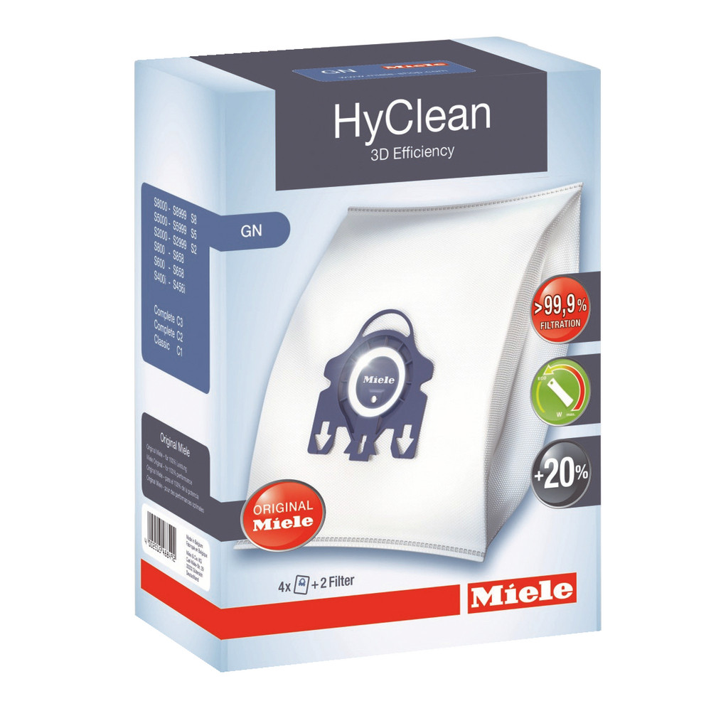 Lot de 4 sacs aspirateur HYCLEAN 3D MIELE