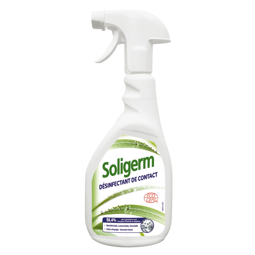 Désinfectant de contact écologique Solipro Soligerm 750 ml