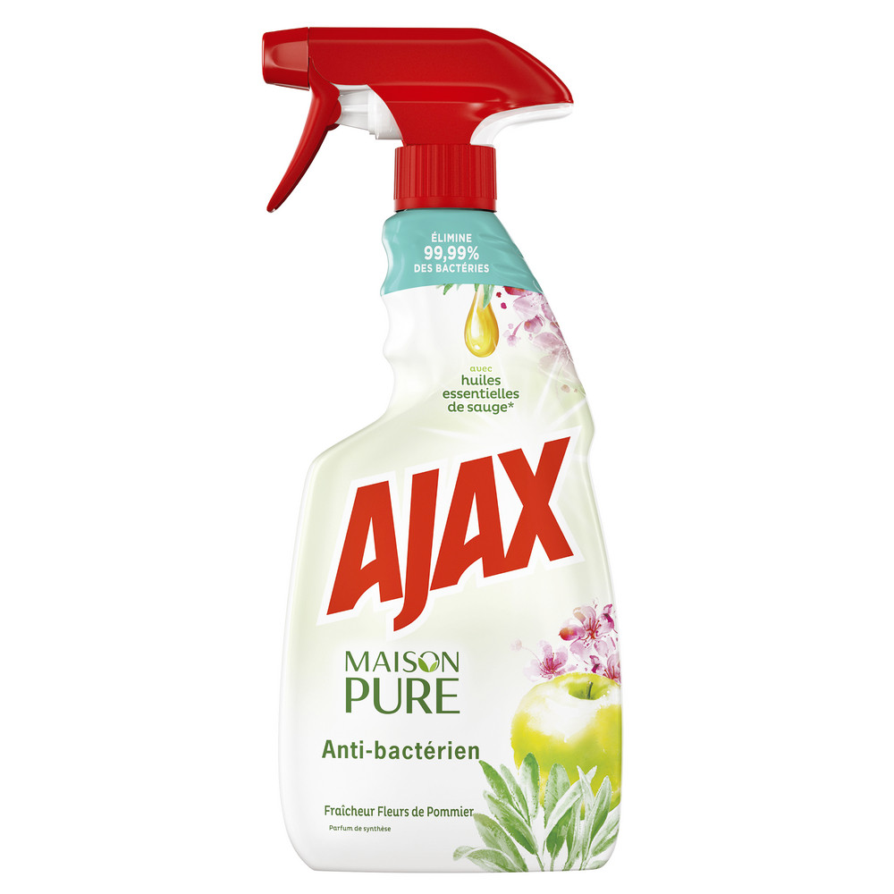 Nettoyant multi-usages antibactérien Ajax fleurs de pommier 500 ml