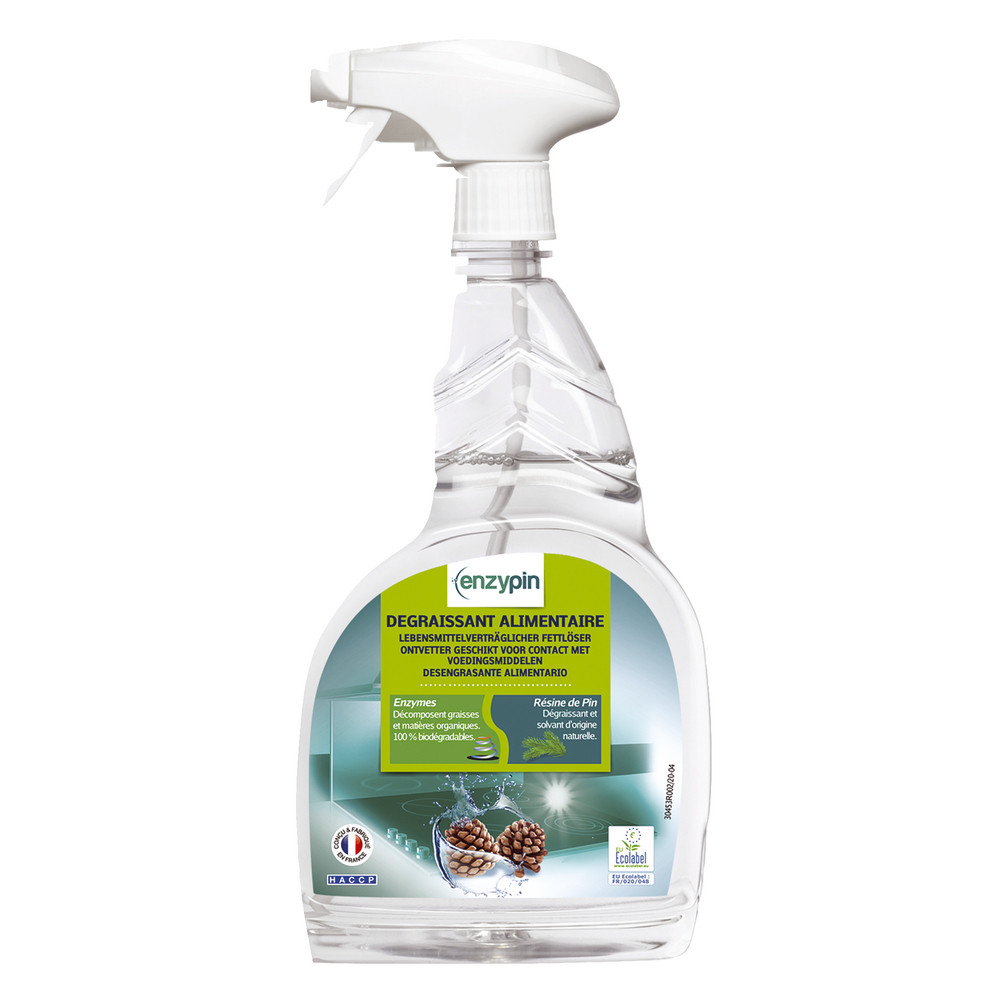 Dégraissant cuisine écologique HACCP Enzypin 750 ml