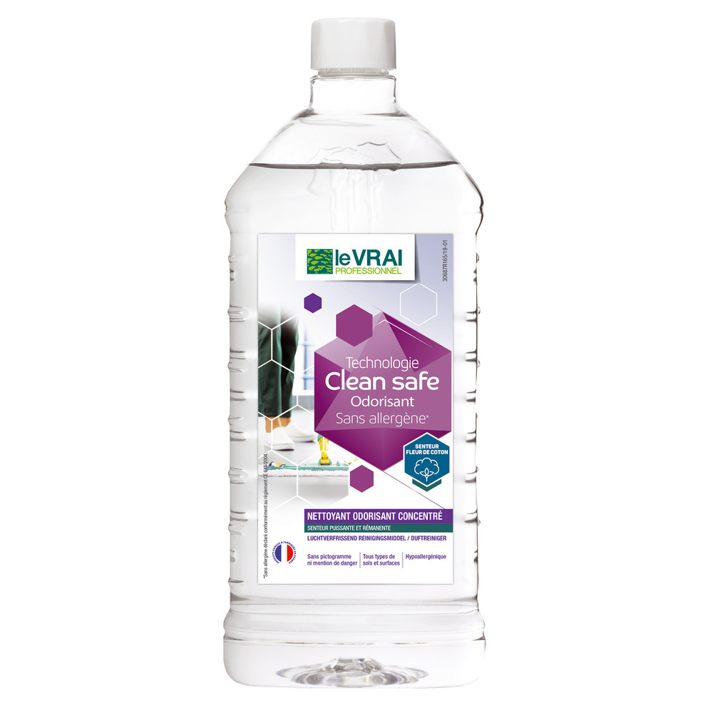 Nettoyant surodorant concentré HACCP Le Vrai Clean Safe 1 L