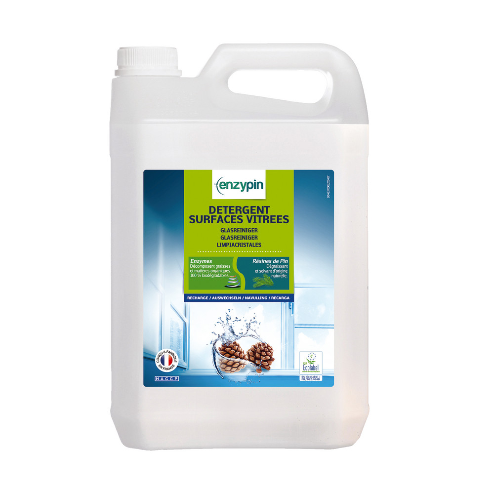 Nettoyant vitres et surfaces écologique Enzypin 5 L
