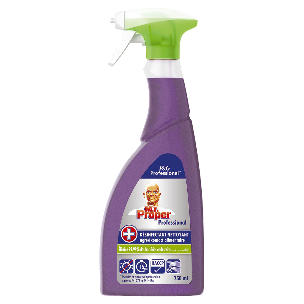 Désinfectant multi-surfaces nettoyant HACCP Mr Propre 750 ml