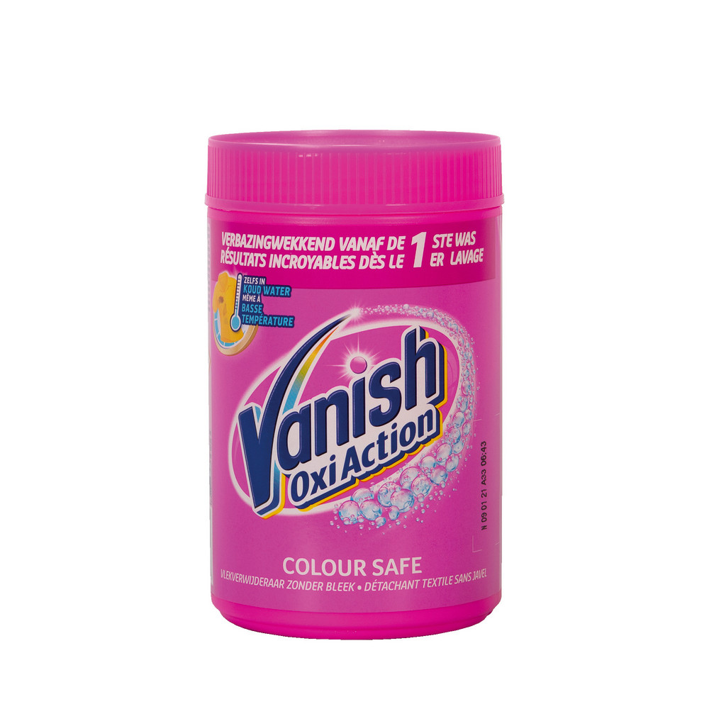Détachant textile Vanish Oxi Action Colour Safe poudre 600 g