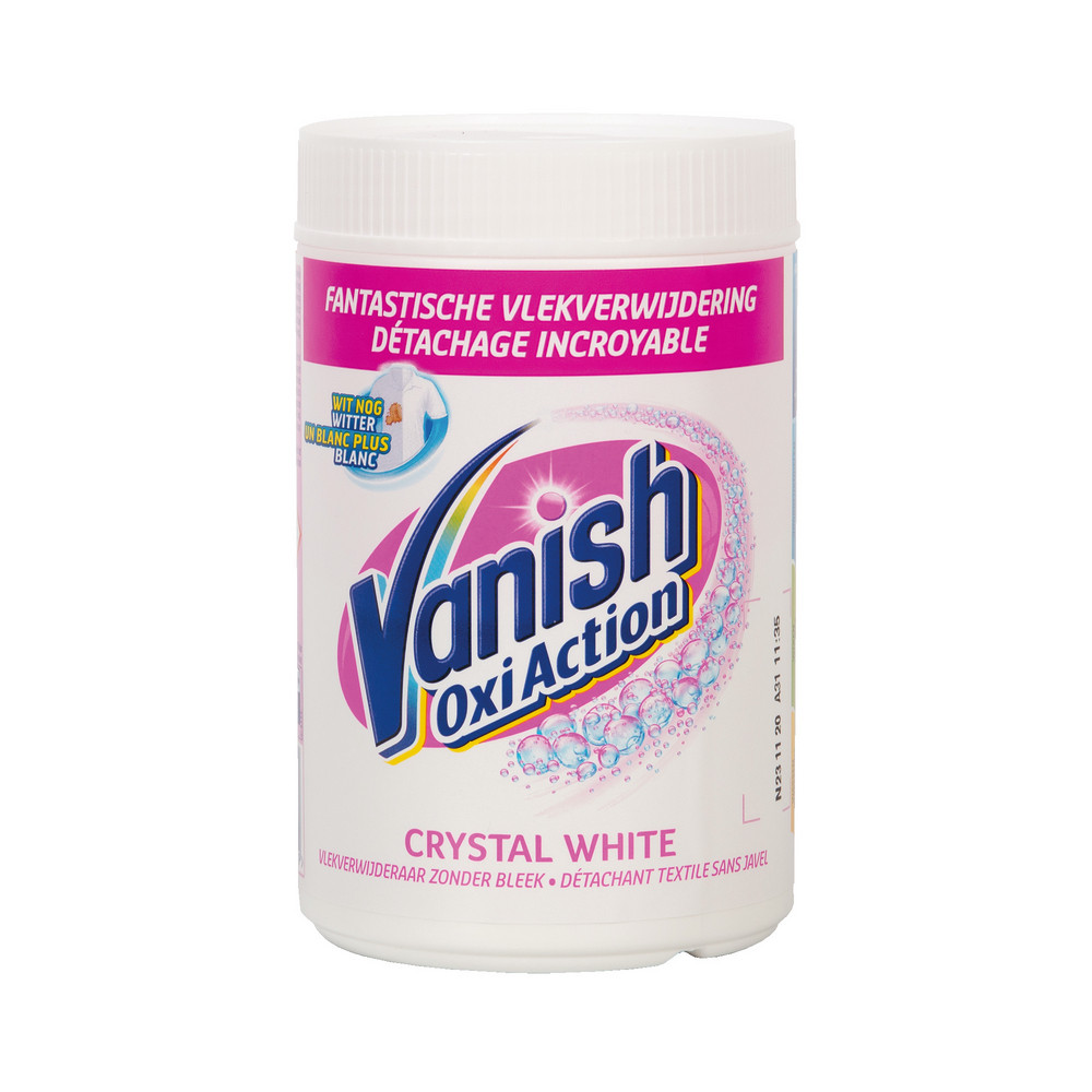 Détachant textile Vanish Oxi Action Crystal White poudre 600 g