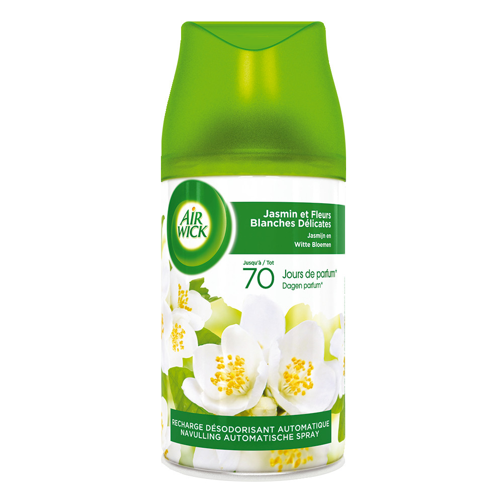 Recharge diffuseur Air Wick Fresh Matic jasmin et fleurs 250 ml