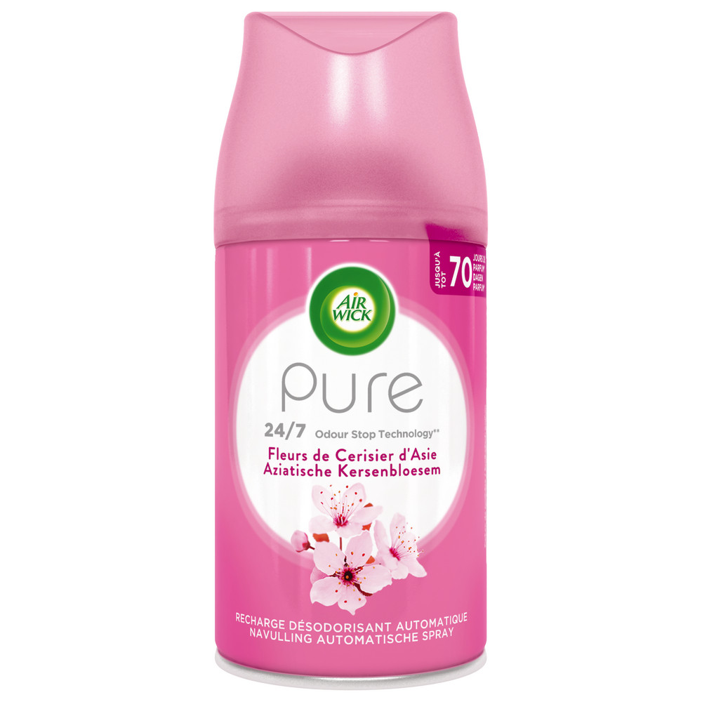Recharge diffuseur Air Wick Fresh Matic fleurs de cerisier 250 ml
