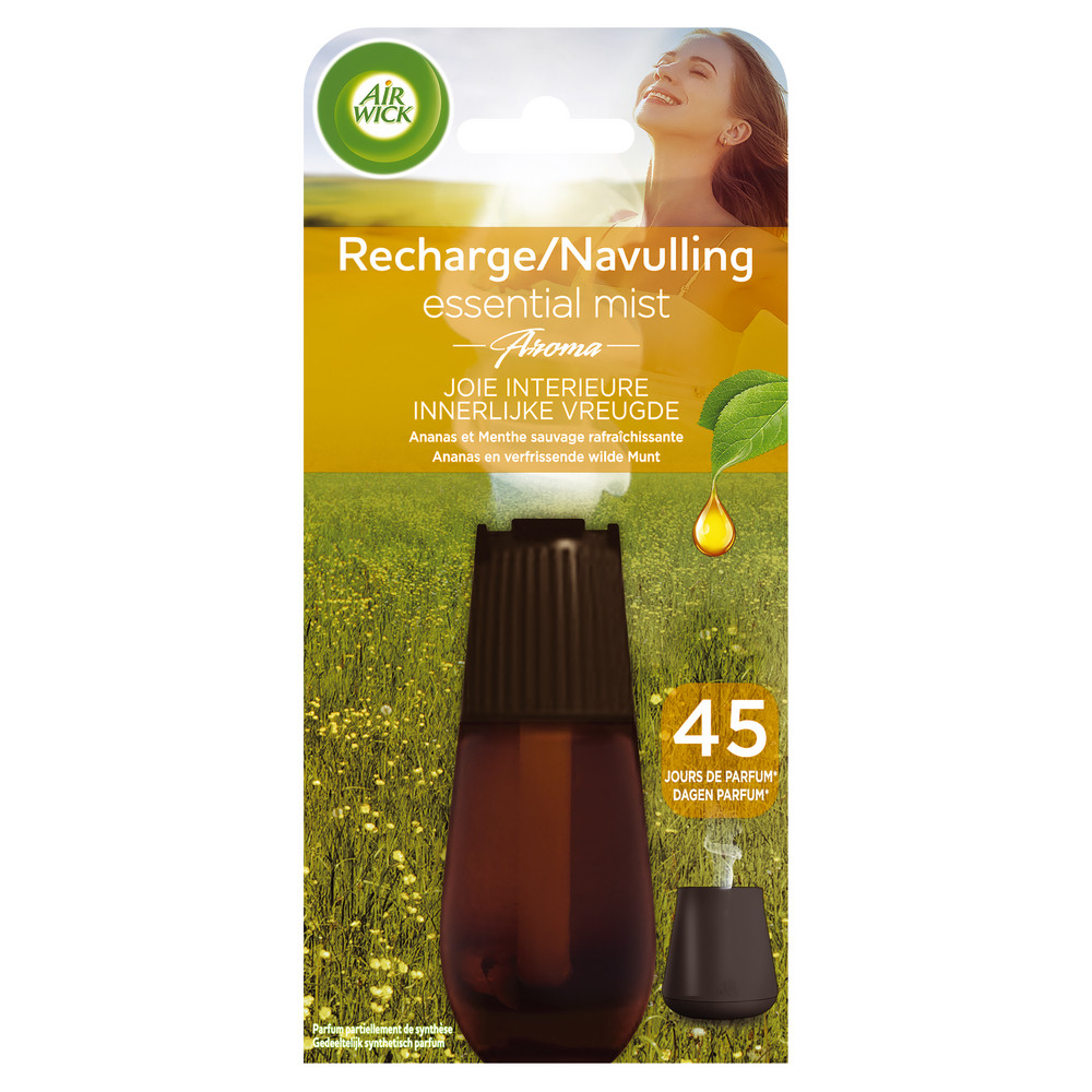 Recharge pour diffuseur de parfum Essential Mist ananas & menthe 20 ml