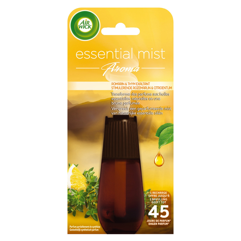 Recharge pour diffuseur de parfum Essential Mist romarin-thym 20 ml