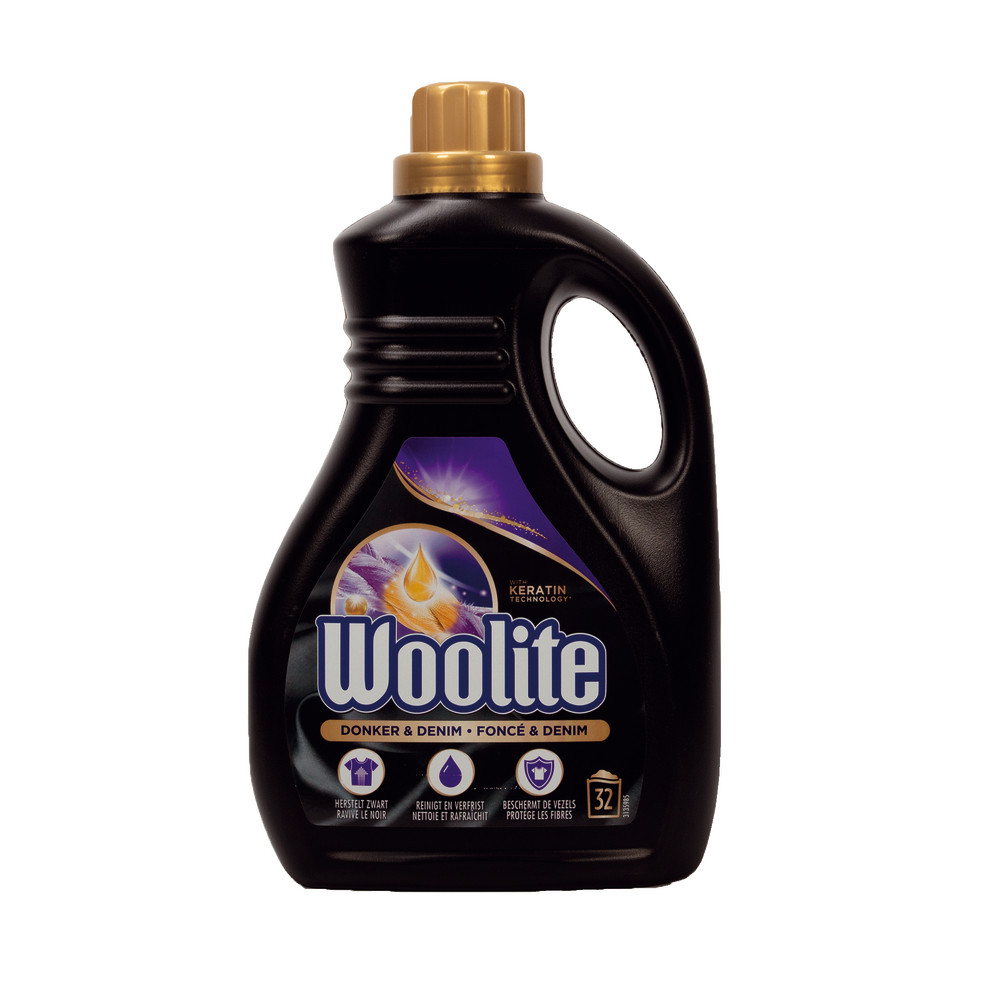 Lessive liquide Woolite Foncé & Denim 32 lavages