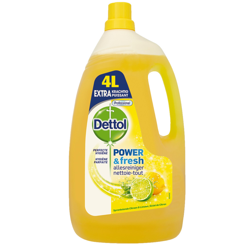 Nettoyant multi-usages Dettol Power & Fresh citron 4 L