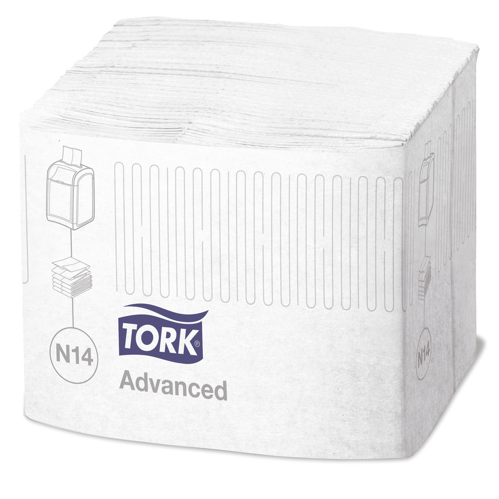 Serviettes Tork Xpressnap Fit blanches, la boite de 4320