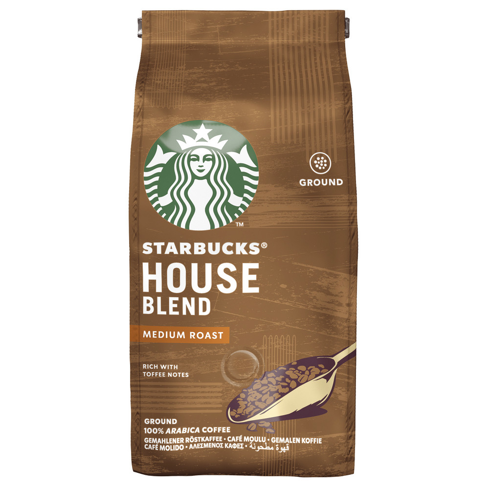 Café moulu Starbucks Medroast, 2 x 200g