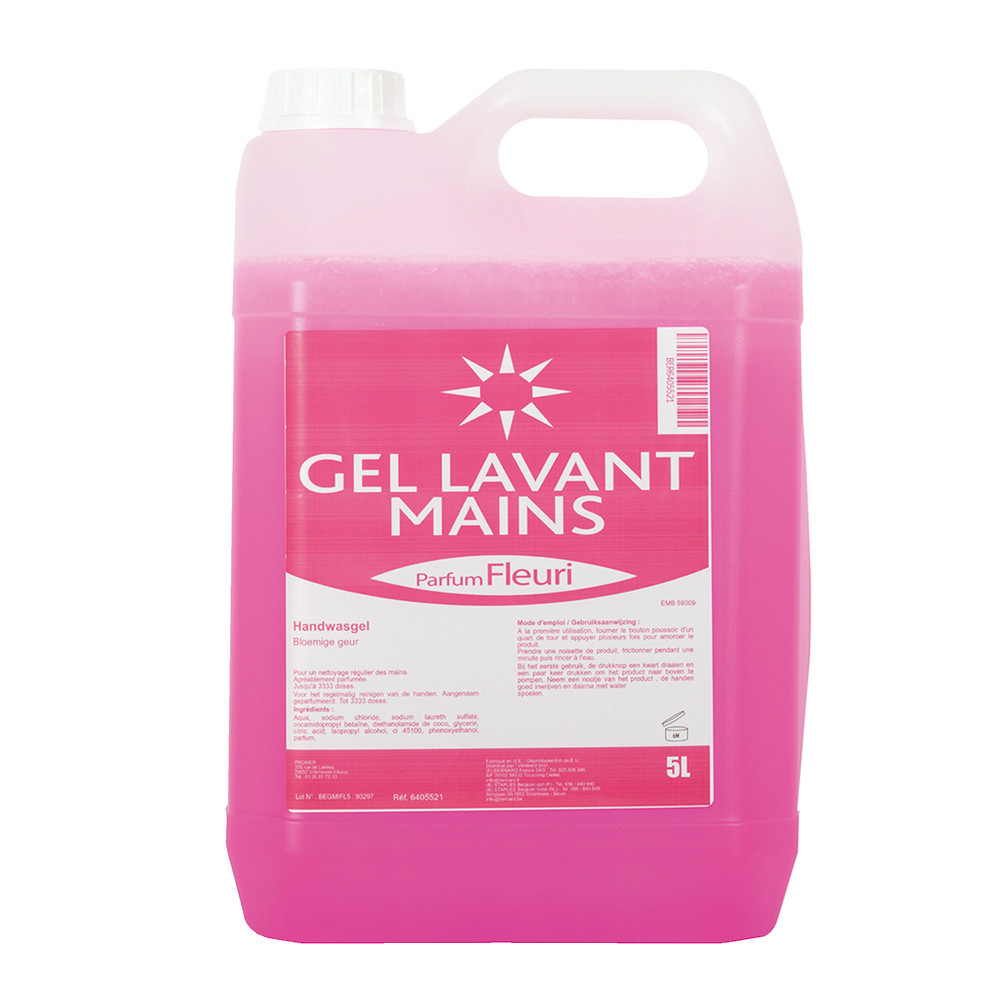 Savons mains 1 er prix parfum fleuri 5 L