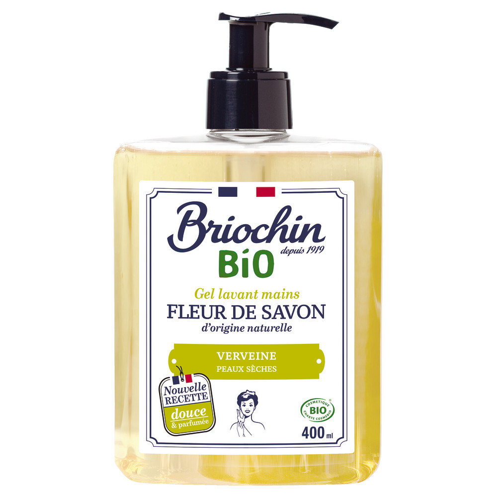 Savon mains Briochin Bio verveine 400 ml