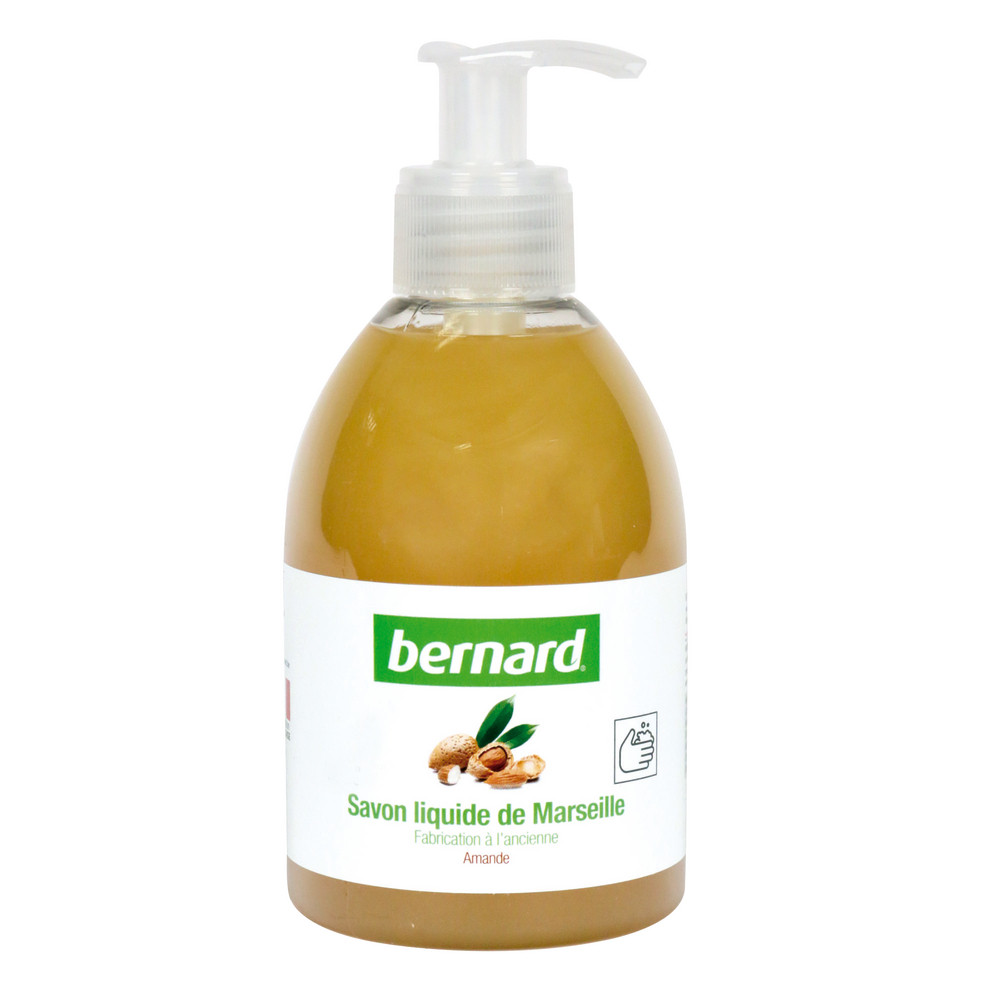 Savons de Marseille Bernard amande 300 ml, lot de 6