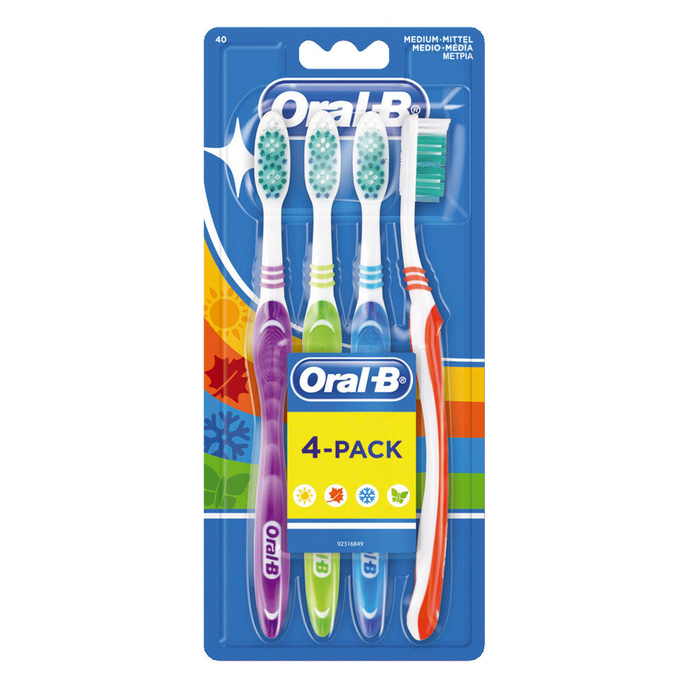 4 brosses à dents Oral B Complete Medium
