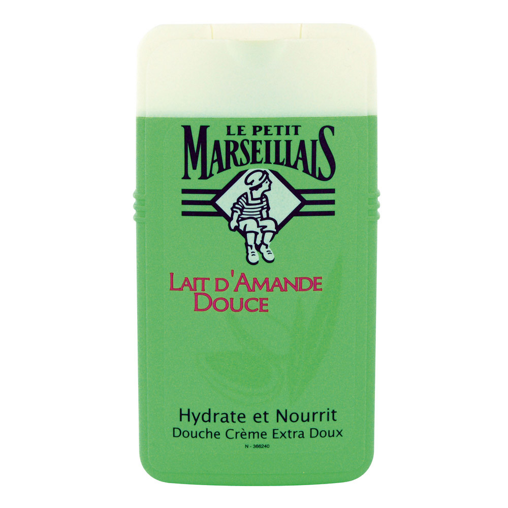 Gel douche Le Petit Marseillais amande douce, flacon de 250 ml
