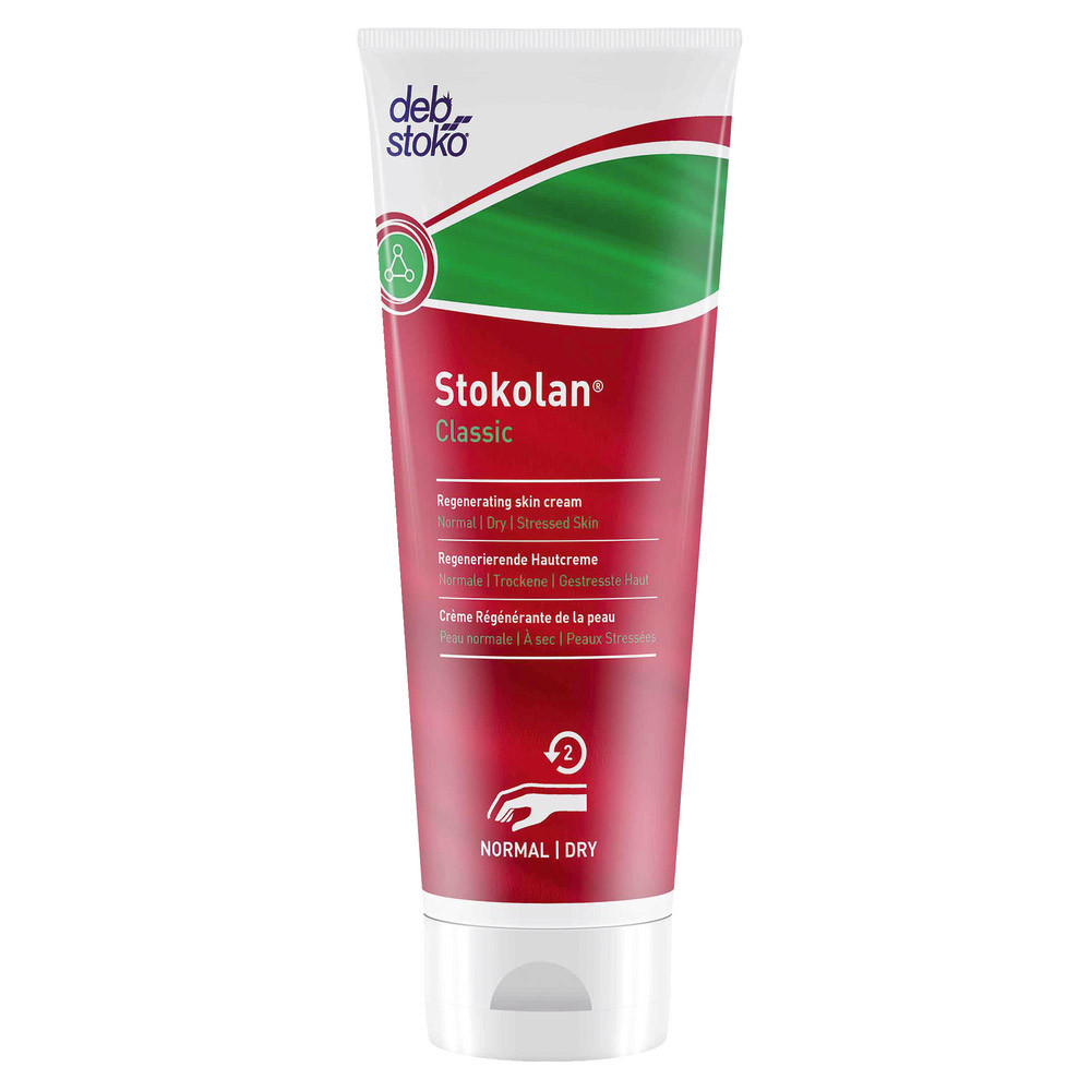 Crème de soin mains Stokolan Classic, tube de 100 ml