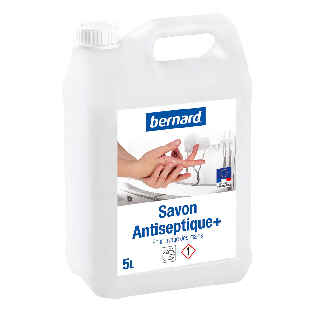 Savon antiseptique Bernard +, bidon de 5 L