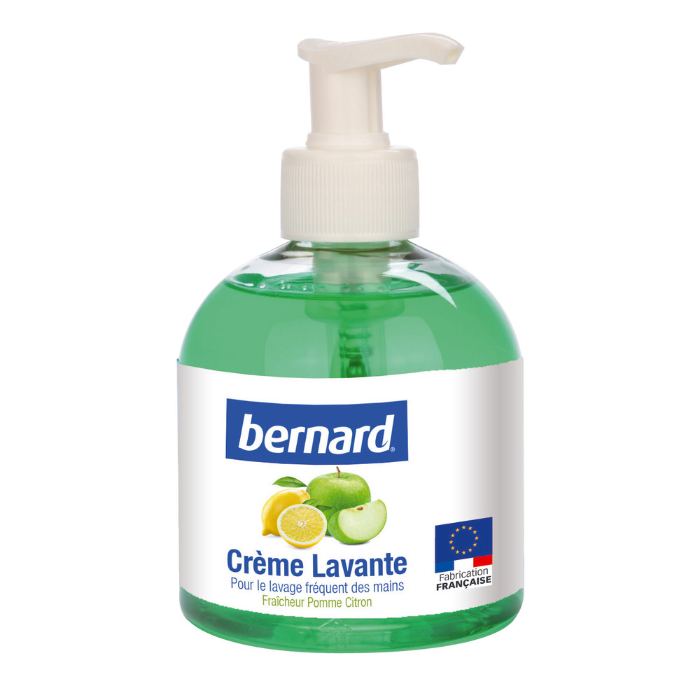 Savons crème Bernard pomme citron 300 ml, lot de 6