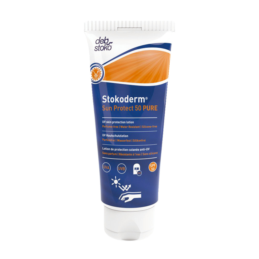 Crème de protection Stokoderm Sun Protect 50 PURE, tube de 100 ml
