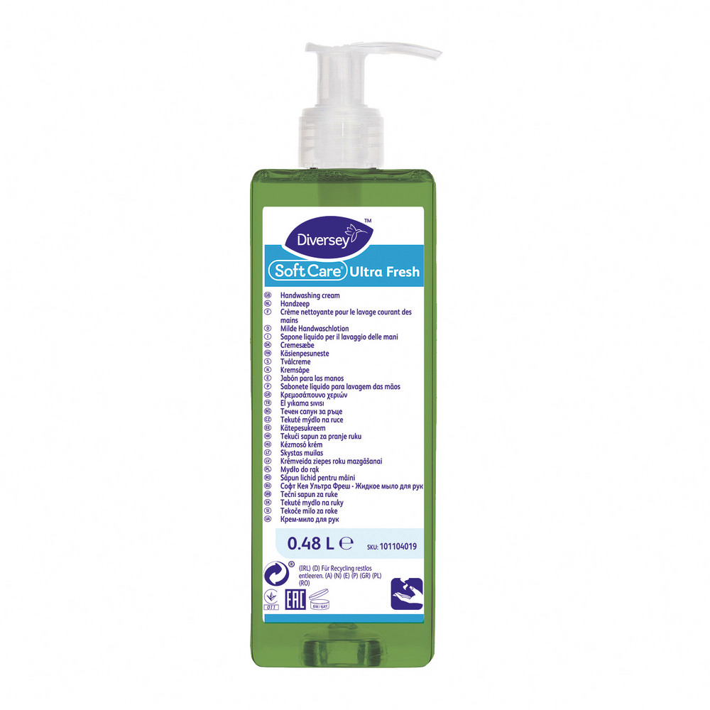 Savon mains Soft Care Ultra Fresh 480 ml