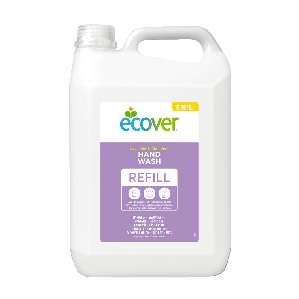 Savon mains Ecover lavande et Aloe Vera 5 L