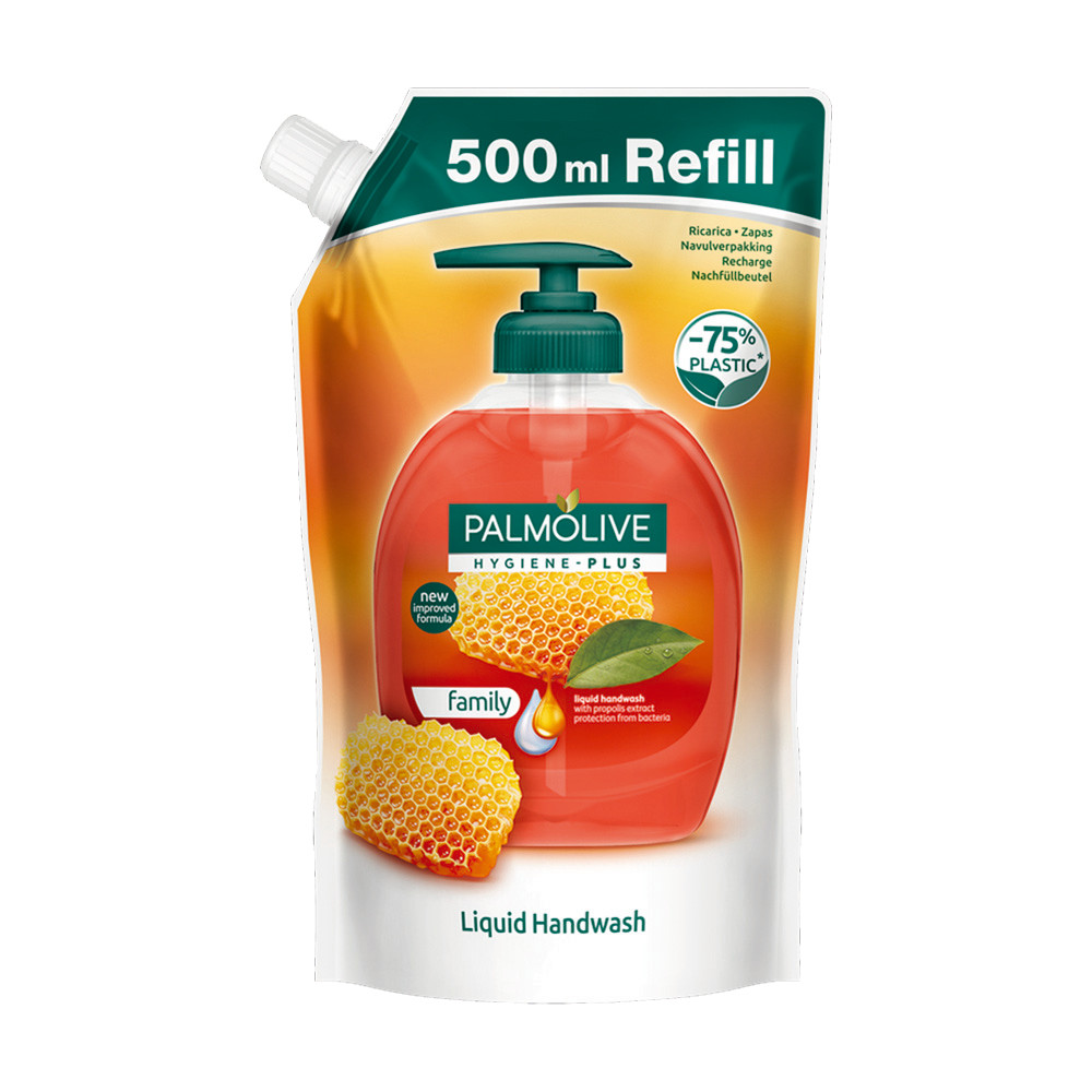 Recharges de savon Hygiène Plus Palmolive 500 ml, lot de 2