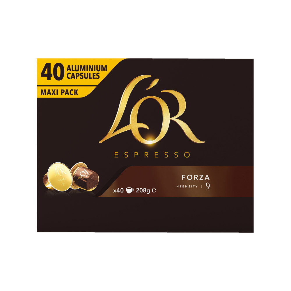 40 capsules de café L'Or EspressO Forza