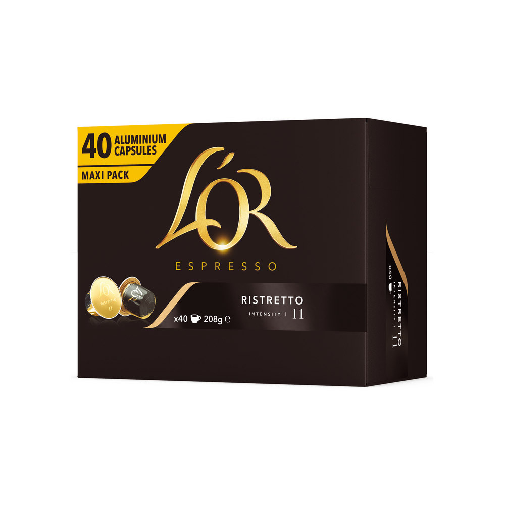 40 capsules de café L'Or EspressO Ristretto