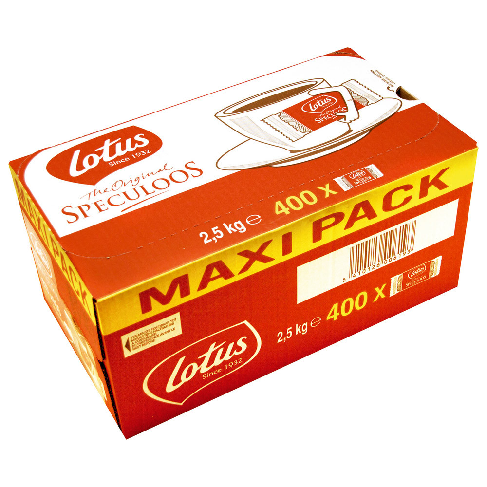 Biscuits Spéculoos Original Lotus, boîte de 400 pièces