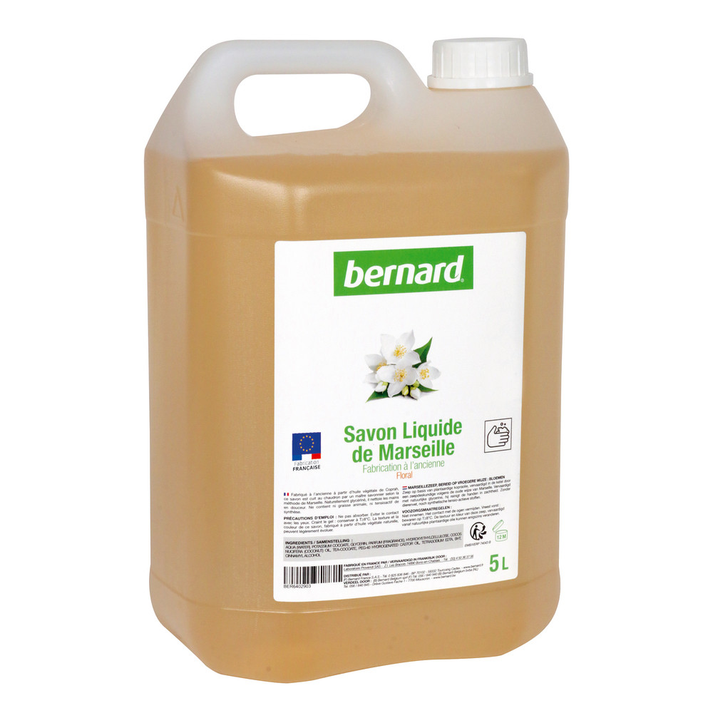 Savon de Marseille Bernard parfum floral 5 L