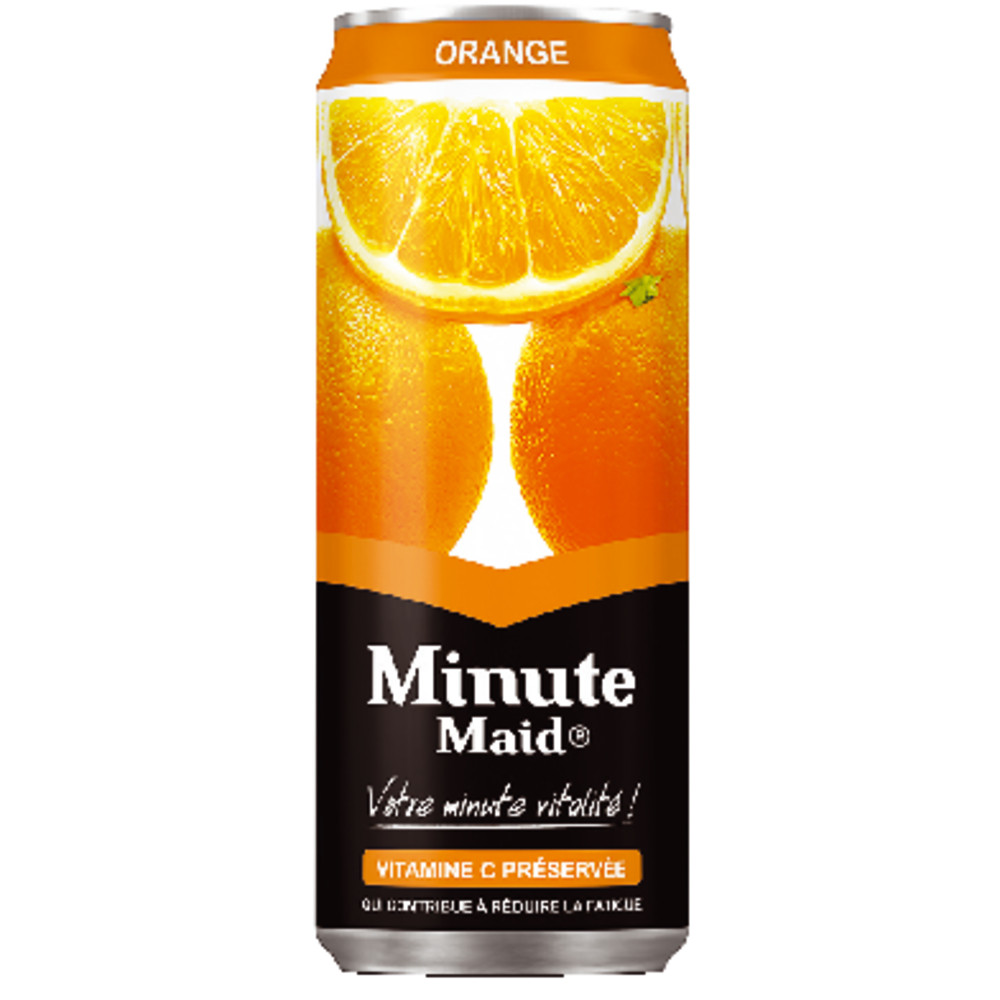 Minute Maid Orange, en canette, lot de 24 x 33 cl