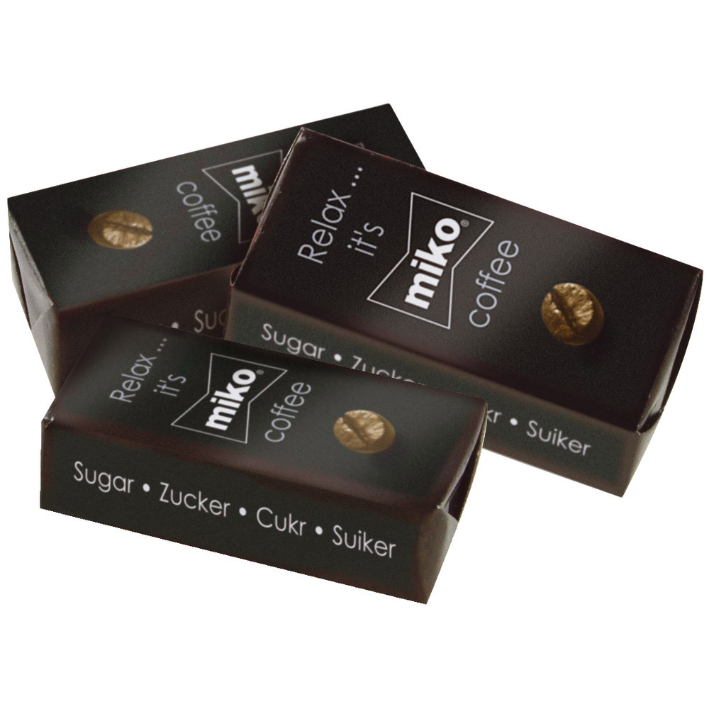 Sucres individuels Miko, en morceaux, boîte de 5 kg